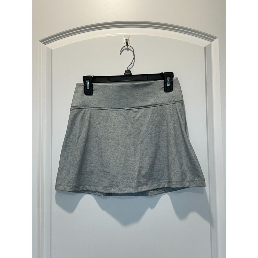 NWT Prince Tennis Match Heather Knit Skort Light Heather Gray Size XS